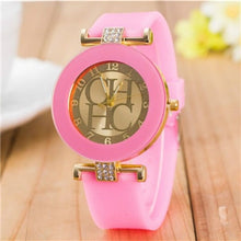 Load image into Gallery viewer, 2018 New simple leather Brand Geneva Casual Quartz Watch Women Crystal Silicone Watches Relogio Feminino Wrist Watch Hot sale