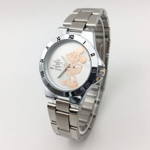 Load image into Gallery viewer, Creative 3D Cartoon Mouse Women Watch Stainless Steel Silver Fashion Ladies Quartz Watches Female Minimalist zegarek damski Gift
